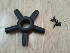 Fünf-Sterne-Fußsohle, Schwenkstuhlzubehör, Chrom-/Spraystuhl, Bifma-Prüfstuhlbeine auseinandersetzen