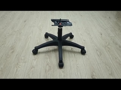 Standard-Büro-Stuhl Drehboden in Weiß - Karren enthalten Verstellbare Nylon-Fünf-Sterne-Füße