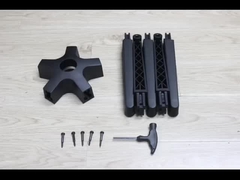 Abmontieren Fußbüro-Stuhl Drehboden 115 mm Höhe BIFMA-Test Einzelverpackung