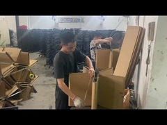 Großhandel 700 mm schwarzer Nylon-Bürostuhl Drehbasis mit Lendenstütze und Rollen