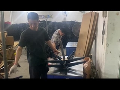 Verstellbarer Bürostuhl Drehboden Nylon-Plastik-Fünf-Sterne-Stuhl ohne Räder