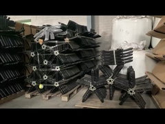 Gewichtskapazität 300 Pfund Bürostuhl Stand Nylon Schwarz Fünf-Sterne-Fuß