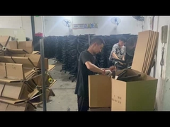 Fabrik Großhandel Schwarzer Nylon Bürostuhl Drehbank mit Lendenstütze und Rollen