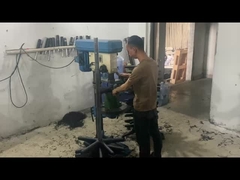 Höhenverstellbarer schwarzer Drehbüro-Stuhl aus Nylon mit Lendenstütze und Rollen