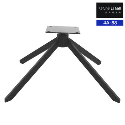 Vierbeinige Sofa Bürostuhl Basis Ersatz Schwarze Farbe Durchmesser 700mm