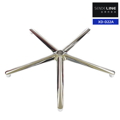 Guter Preis Stilvoller schwarzer Bürostuhl Aluminiumbasis Höhenanpassung mit Metallrahmen Online