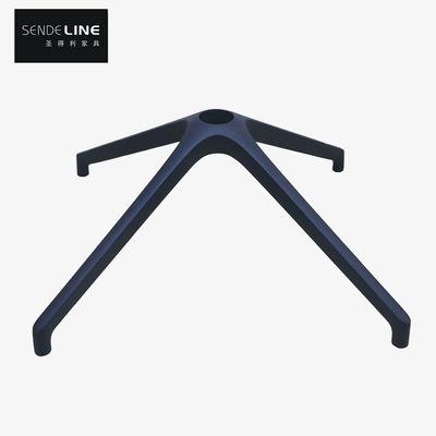 Guter Preis Matte schwarzer Bürostuhl Metallbasis Höhenanpassung Moderne Art Online