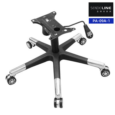 Guter Preis 660 mm Durchmesser Glatter Bürostuhl Räderstützersatz 360 Grad Drehbarkeit Online