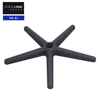 Schwarz-Weiß-Nylon-Fünf-Sterne-Büro-Stuhl Drehbank mit 360-Grad-Rotation