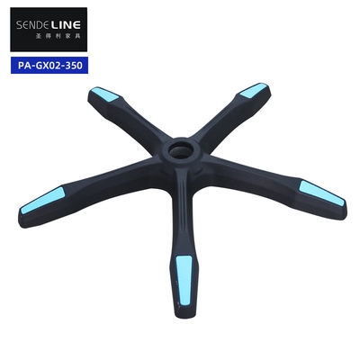 Guter Preis Schwarzer Bürostuhl Drehboden Glatte Bewegung Radius 340mm Mit Rädern Online