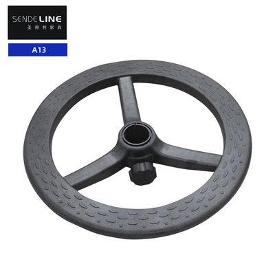 Guter Preis Nylon-Bürostuhl Drehboden Schwarzer Barhocker Kunststofffüße 360 Grad Drehung Online