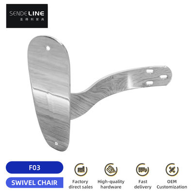 Guter Preis Chrombeschichteter Bürostuhl aus Eisen Ersatz Armlehne Ergonomisch für große Klassenstühle Online