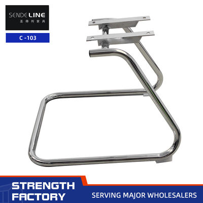 Guter Preis Chromplattierung Bürostuhl Metallrahmen Elektroplattiert / Schwarzer Bogenrahmen Online