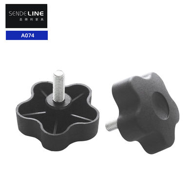 Guter Preis Schwarzer verstellbarer Tischfuß M8 Garnlänge 20 mm Bürostuhl Fußersatz Online