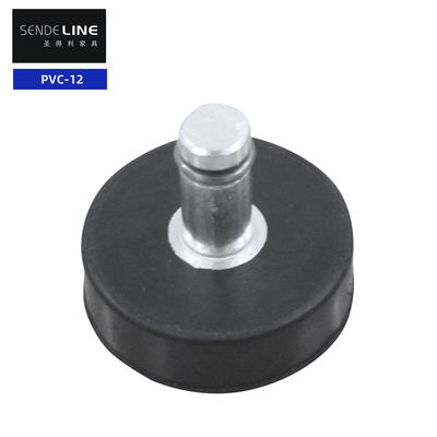 Guter Preis M11 Verstellbare Tischfüße 43 mm Grunddurchmesser Schwarzer Bürostuhl Gummi Fußpolster Online