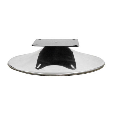 Guter Preis Schwarzer festes Drehstuhl Chrome-Basis anpassbare Drehfunktion Online