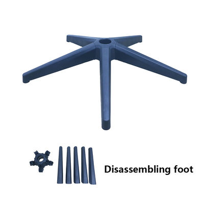 Guter Preis Neue Demontage bestanden Bifma-Test Schwarzer Nylon Drehstuhl mit abnehmbaren Fuß und Rollen Online