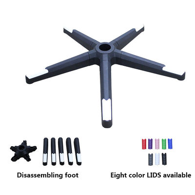 Guter Preis Fabrik Großhandel Bürostuhl Drehboden mit Demontage Schwarz Nylon Bifma getestet 350mm Radius Online