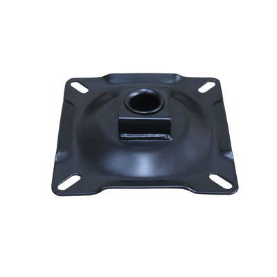 Moderne schwarze Eisenplattenformform Bürostuhl Mechanismus Rotationsfunktion 0,7 kg Gewichtskapazität