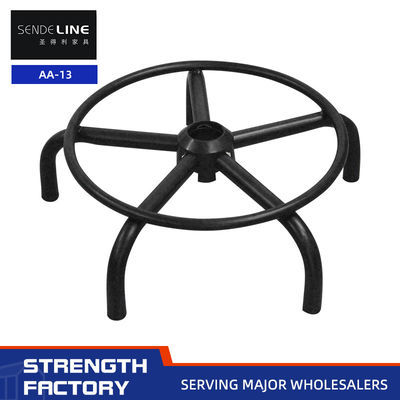 Guter Preis Spray schwarzer Barhocker Zubehör 430mm Fünf-Sterne-Fuß PU Stuhl Basis Online