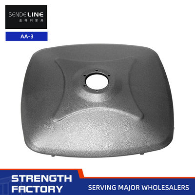 Guter Preis 500 × 500 mm Matte Schwarz Plattierung Farbstempel Basis für Friseursessel / Beauty Chair Online