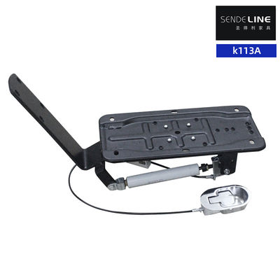 Guter Preis Matte schwarze Eisen Barbierstuhl Ölpumpe Halterung mit hinteren Liegen Funktion Basis Online