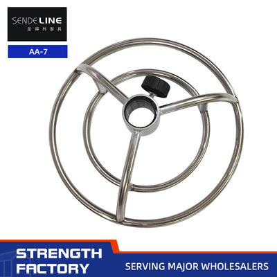 Guter Preis Verstellbarer elektroplatierter Barstuhl Doppeldeck Pedalzubehör im modernen Stil Online