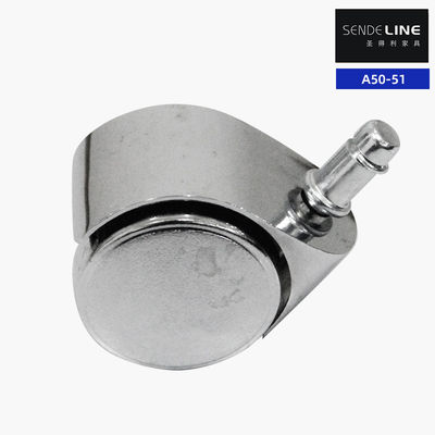 Guter Preis 2 Zoll Legierung poliert Bürostuhl Casters medizinischen Wagen Rad Ersatz Online