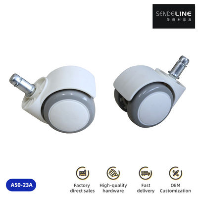 Guter Preis Möbelrollen Weiß beige 2 