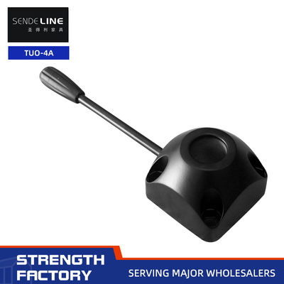 Guter Preis Aluminiumlegierung Bürostühle Mechanismus mit Montage Loch 55x55mm Wandstärke 2,5mm'Anforderungen Online