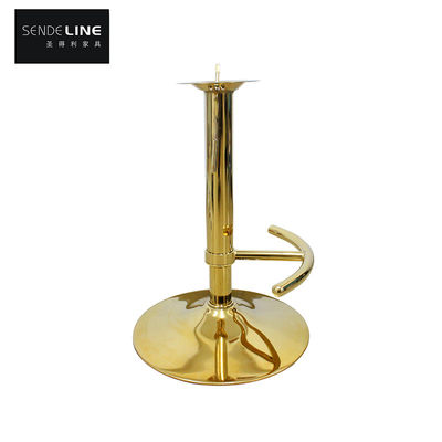 Guter Preis Großhandel Barstuhl Zubehör Titan Gold Runder Barstuhl Fußstützen Basis Barstuhl Einstücksfußstützen Online