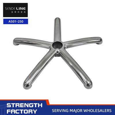 Guter Preis 5-Sterne-Bürostuhl-Basis, polierte Aluminiumlegierung, integrierte Druckgusstechnologie mit einem Durchmesser von 500 mm Online