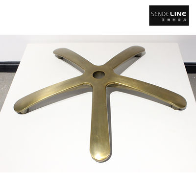 Guter Preis Aluminum alloy die-casting one-piece molding, golden 700mm office chair base Online