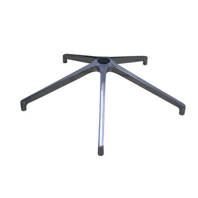 Guter Preis Der 178 Millimeter hohe, ergonomisch verstellbare Bürostuhl aus Aluminiumlegierung ist mit einer schwarzen 5-Sterne-Bürostuhlsohle ausgelegt Online