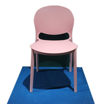 Guter Preis Pink Durable Modern Plastic Chair Ergonomic Comfortable Lightweight Stackable for Office Conference Waiting Area Online